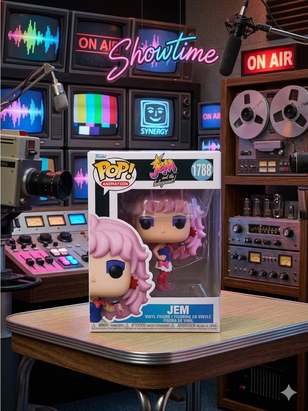 Funko Pop! Jem Vinyl Figure - Pink, Blue, Red